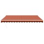 Orange and brown automatic retractable awning 4.5x3 m by vidaXL, Awnings - Ref: Foro24-3154494, Price: 358,11 €, Discount: %