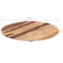 Round table top solid sheesham wood 15-16 mm 50cm by vidaXL, Table tops - Ref: Foro24-285968, Price: 35,99 €, Discount: %