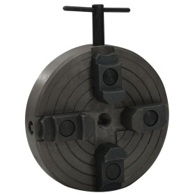 4-jaw wood chuck with M18 black steel connection 150x63mm by vidaXL, Clamps and screws - Ref: Foro24-147833, Price: 44,59 €, ...