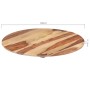 Superficie de mesa redonda madera maciza sheesham 15-16 mm 60cm de vidaXL, Tableros para mesas - Ref: Foro24-285969, Precio: ...