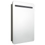 Armario de baño con espejo gris antracita 60x11x80 cm de vidaXL, Tocadores de baño - Ref: Foro24-326510, Precio: 134,47 €, De...