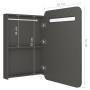 Armario de baño con espejo gris antracita 60x11x80 cm de vidaXL, Tocadores de baño - Ref: Foro24-326510, Precio: 134,99 €, De...