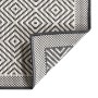 Outdoor rug gray and white 80x250 cm reversible design by vidaXL, Outdoor protectors - Ref: Foro24-364798, Price: 38,08 €, Di...