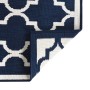 Navy blue and white reversible outdoor rug 80x150 cm by vidaXL, Outdoor protectors - Ref: Foro24-364800, Price: 16,26 €, Disc...