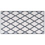 Navy blue and white reversible outdoor rug 80x150 cm by vidaXL, Outdoor protectors - Ref: Foro24-364782, Price: 16,26 €, Disc...