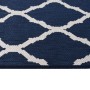 Navy blue and white reversible outdoor rug 80x150 cm by vidaXL, Outdoor protectors - Ref: Foro24-364782, Price: 16,26 €, Disc...