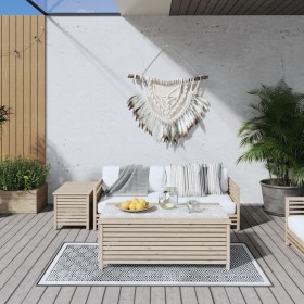 Reversible gray and white outdoor rug 80x150 cm by vidaXL, Outdoor protectors - Ref: Foro24-364797, Price: 16,26 €, Discount: %