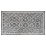 Alfombra de exterior gris y blanca reversible 80x150 cm de vidaXL, Protectores para exterior - Ref: Foro24-364797, Precio: 19...