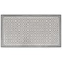 Alfombra de exterior gris y blanca reversible 80x150 cm de vidaXL, Protectores para exterior - Ref: Foro24-364797, Precio: 19...