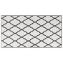 Alfombra de exterior gris y blanca reversible 80x150 cm de vidaXL, Protectores para exterior - Ref: Foro24-364779, Precio: 18...