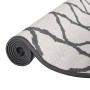 Alfombra de exterior gris y blanca reversible 80x150 cm de vidaXL, Protectores para exterior - Ref: Foro24-364779, Precio: 18...