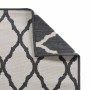 Outdoor reversible gray and white rug 80x150 cm by vidaXL, Outdoor protectors - Ref: Foro24-364779, Price: 19,77 €, Discount: %