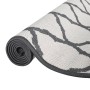 Alfombra de exterior gris y blanca reversible 80x250 cm de vidaXL, Protectores para exterior - Ref: Foro24-364780, Precio: 34...