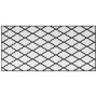 Reversible gray and white outdoor rug 100x200 cm by vidaXL, Outdoor protectors - Ref: Foro24-364781, Price: 37,32 €, Discount: %