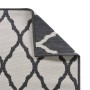 Reversible gray and white outdoor rug 100x200 cm by vidaXL, Outdoor protectors - Ref: Foro24-364781, Price: 37,32 €, Discount: %