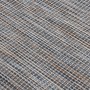 Alfombra de exterior de tejido plano marrón y azul 100x200 cm de vidaXL, Alfombras - Ref: Foro24-340815, Precio: 35,57 €, Des...