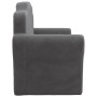 Anthracite Gray Soft Plush 2-Seater Children's Sofa by vidaXL, Baby and Toddler Furniture - Ref: Foro24-341877, Price: 61,99 ...