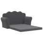 Anthrazitgraues 2-Sitzer-Kindersofa aus weichem Plüsch von vidaXL, Baby- und Kleinkindmöbel - Ref: Foro24-341877, Preis: 61,9...