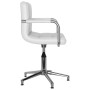 Swivel dining chairs 2 units white synthetic leather by vidaXL, dining chairs - Ref: Foro24-334759, Price: 148,82 €, Discount: %