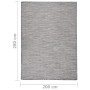 Alfombra de exterior de tejido plano marrón y azul 200x280 cm de vidaXL, Alfombras - Ref: Foro24-340819, Precio: 81,00 €, Des...