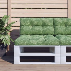 Cushions for pallets 2 units leaf print fabric by vidaXL, Cushions for chairs and sofas - Ref: Foro24-360730, Price: 62,99 €,...