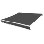 Anthracite gray white canvas awning 350x250 cm by vidaXL, Awnings - Ref: Foro24-143709, Price: 44,78 €, Discount: %