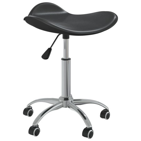 Silla de oficina de cuero sintético negra de vidaXL, Sillas de oficina - Ref: Foro24-3088556, Precio: 51,85 €, Descuento: %