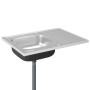 Kitchen sink with stainless steel drainer 800x600x155 mm by vidaXL, Sinks - Ref: Foro24-147233, Price: 128,34 €, Discount: %