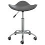 Silla de oficina de cuero sintético gris de vidaXL, Sillas de oficina - Ref: Foro24-3088560, Precio: 52,88 €, Descuento: %