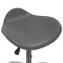 Silla de comedor giratoria de cuero sintético gris de vidaXL, Sillas de comedor - Ref: Foro24-3088570, Precio: 52,88 €, Descu...