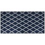 Alfombra de exterior azul marino y blanca reversible 100x200 cm de vidaXL, Protectores para exterior - Ref: Foro24-364784, Pr...