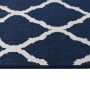 Navy blue and white reversible outdoor rug 100x200 cm by vidaXL, Outdoor protectors - Ref: Foro24-364784, Price: 29,89 €, Dis...