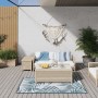 Reversible outdoor rug in gray and aqua green, 80x150 cm by vidaXL, Outdoor protectors - Ref: Foro24-364785, Price: 18,30 €, ...