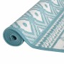 Reversible aqua green and gray outdoor rug 80x250 cm by vidaXL, Outdoor protectors - Ref: Foro24-364792, Price: 38,99 €, Disc...