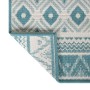 Reversible aqua green and gray outdoor rug 80x250 cm by vidaXL, Outdoor protectors - Ref: Foro24-364792, Price: 38,99 €, Disc...