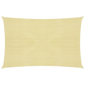 Toldo de vela HDPE beige 160 g/m² 2,5x4 m de vidaXL, Sombrillas - Ref: Foro24-311124, Precio: 28,99 €, Descuento: %