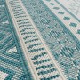 Reversible aqua green and white outdoor rug 100x200 cm by vidaXL, Outdoor protectors - Ref: Foro24-364793, Price: 43,99 €, Di...