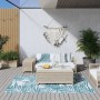 Outdoor rug in reversible light green and white, 100x200 cm by vidaXL, Outdoor protectors - Ref: Foro24-364787, Price: 36,47 ...