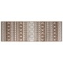 Reversible brown and white outdoor rug 80x250 cm by vidaXL, Outdoor protectors - Ref: Foro24-364795, Price: 39,51 €, Discount: %