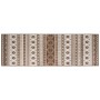 Reversible brown and white outdoor rug 80x250 cm by vidaXL, Outdoor protectors - Ref: Foro24-364795, Price: 39,51 €, Discount: %