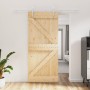 Sliding door with solid pine wood fittings 90x210 cm by vidaXL, Doors - Ref: Foro24-3203024, Price: 225,04 €, Discount: %