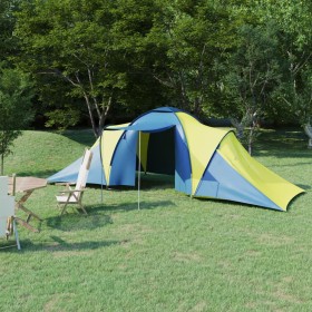 Tent 6 people blue and yellow by vidaXL, tents - Ref: Foro24-93185, Price: 116,91 €, Discount: %