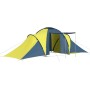 Tent 6 people blue and yellow by vidaXL, tents - Ref: Foro24-93185, Price: 116,99 €, Discount: %