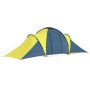 Tent 6 people blue and yellow by vidaXL, tents - Ref: Foro24-93185, Price: 116,99 €, Discount: %