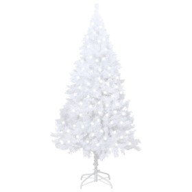 Künstlicher Weihnachtsbaum mit LED und dicken Zweigen weiß 120 cm von vidaXL, Weihnachtsbäume - Ref: Foro24-3077453, Preis: 3...