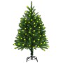 Artificial Christmas tree with green LEDs 120 cm by vidaXL, Christmas trees - Ref: Foro24-3077467, Price: 73,71 €, Discount: %