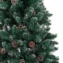 Slim Christmas tree real wood and green snow 150 cm by vidaXL, Christmas trees - Ref: Foro24-3077762, Price: 58,98 €, Discoun...