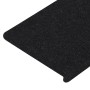 Alfombrilla autoadhesiva de escalera 15 uds negro 65x24,5x3,5cm de vidaXL, Alfombrillas para escalones - Ref: Foro24-343478, ...