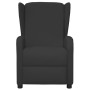 Sillón orejero elevable de cuero sintético negro de vidaXL, Sillones - Ref: Foro24-3098243, Precio: 245,19 €, Descuento: %