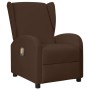 Sillón orejero elevable de masaje cuero sintético marrón de vidaXL, Sillones de masaje eléctricos - Ref: Foro24-3098252, Prec...